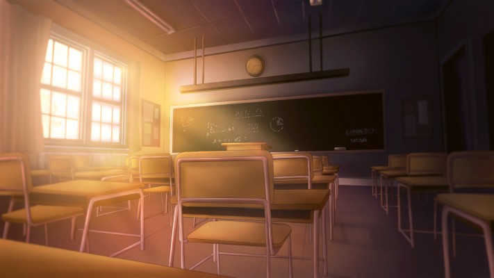 2560x1440, School Classroom By Enigma Xiii Data Id - Classroom Background -  2560x1440 Wallpaper 
