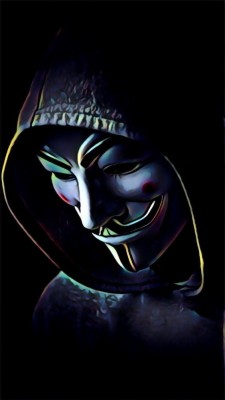 Lock Screen Anonymous Mask - 564x1002 Wallpaper - teahub.io