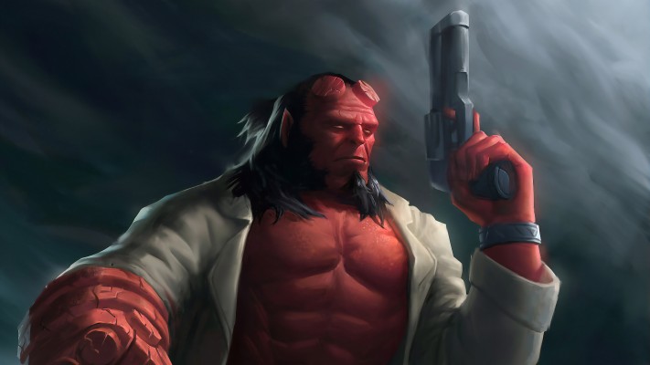 Hellboy Hellboy In The Absence Of Light Darkness Prevails 1024x768 Wallpaper Teahub Io