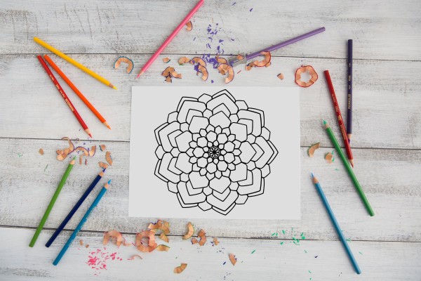 Coloring Page Mockup - 3000x2000 Wallpaper - teahub.io