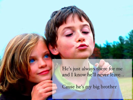 Brother Love Quote Funny Brother Sister Wallpaper Poster 960x625 Wallpaper Teahub Io