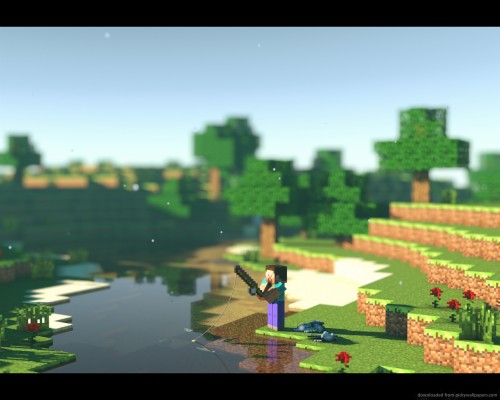 Minecraft shaders background Group 66