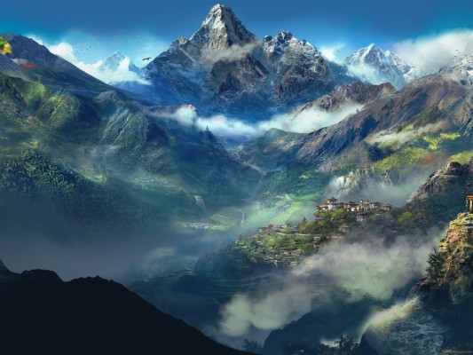 4k Mountain Wallpaper Himalaya - 1600x1200 Wallpaper - teahub.io