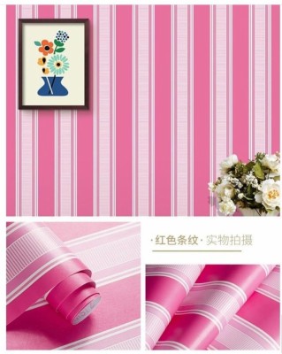  Wallpaper  Dinding  Garis Putih  Ungu  1d003 Dinding  Pink 