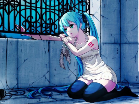 Sad Girl Anime Alone - 1500x1060 Wallpaper 