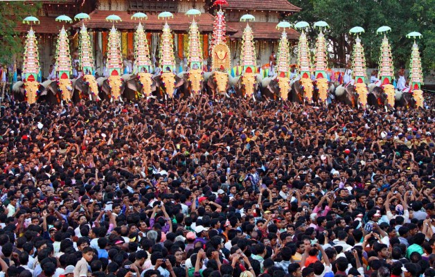 Thrissur Pooram Festival In Kerala - 2019 Thrissur Pooram - 1024x768 ...