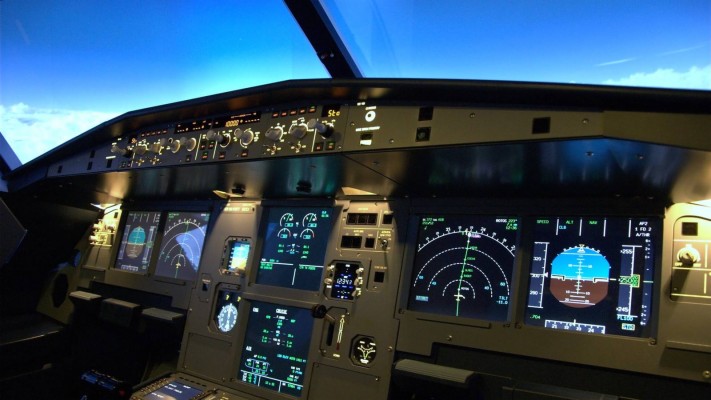 Smartphone Wallpaper Of An Airbus A320 Cockpit In A - A320 Cockpit Wallpaper  Ios - 1080x1920 Wallpaper 