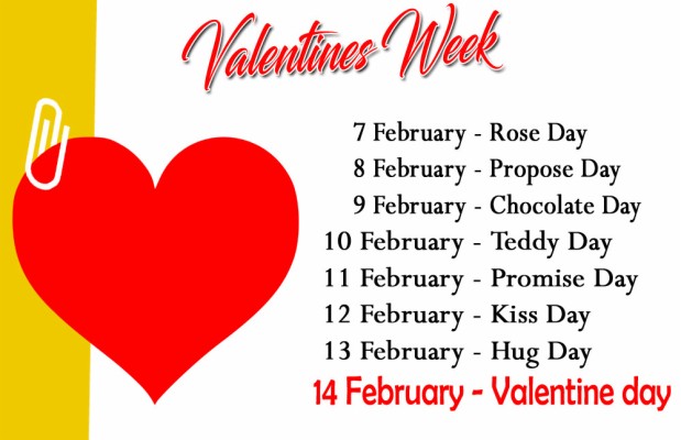 Valentine Week List - 1000x646 Wallpaper 