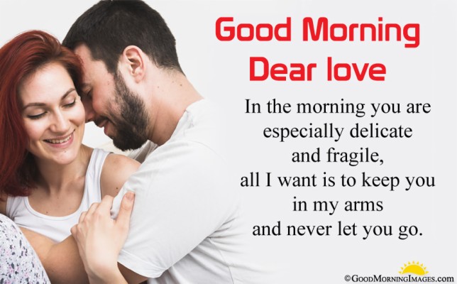 Sweet Good Morning Wishes For Girlfriend With Hd Couple - Romantic Good ...