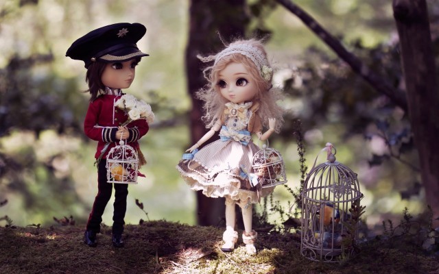 Hd Couple Dolls Images - Cute Doll Couple - 1920x1200 Wallpaper 