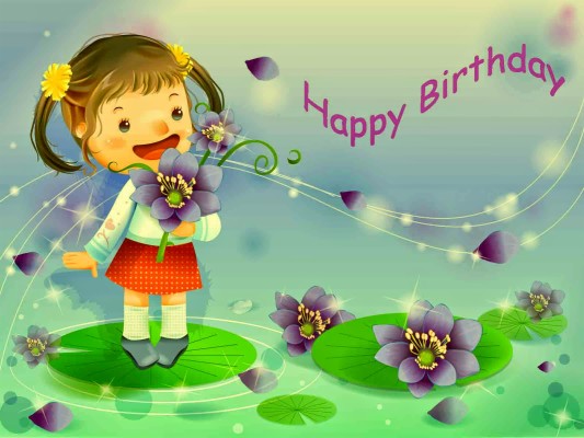 Baby Happy Birthday Greeting - Cute Musical Birthday Wishes - 1600x1200 ...