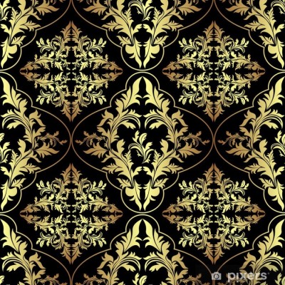 Curtain Dark Blue And Gold - 700x700 Wallpaper - teahub.io