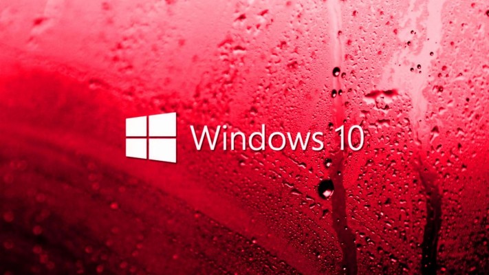 Windows 10 Red Wallpaper 4k 3840x2160 Wallpaper Teahub Io