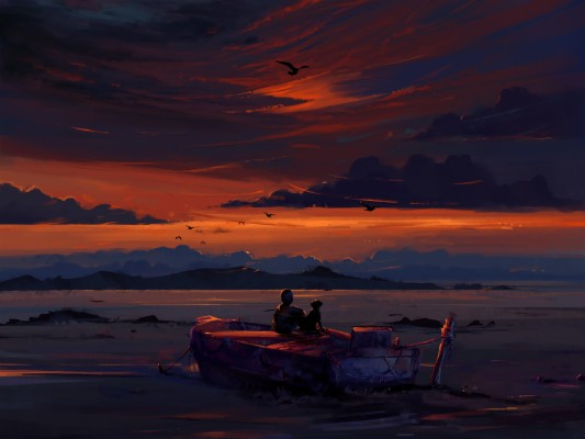 Sunset Friends Wallpaper - Sunset - 5120x3840 Wallpaper - teahub.io