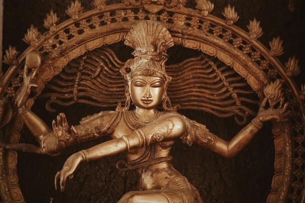 Close-up Photo Of Nataraja Hindu Deity Statue, Gold, - Faithless Miss U  Less See U More - 910x607 Wallpaper 