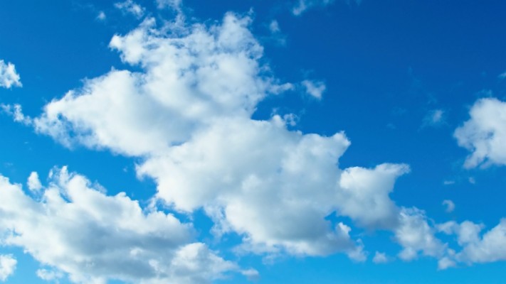 Hd Blue Sky White Clouds Wallpaper Data-src - Sky With Clouds Wallpaper ...
