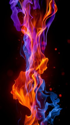 Blue And Red Fire Gif - 1080x1920 Wallpaper 