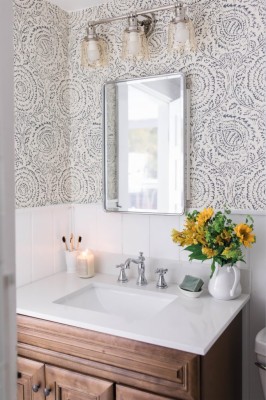 Black And White Farmhouse Wallpaper - Modern Farmhouse Wallpaper Decor ...