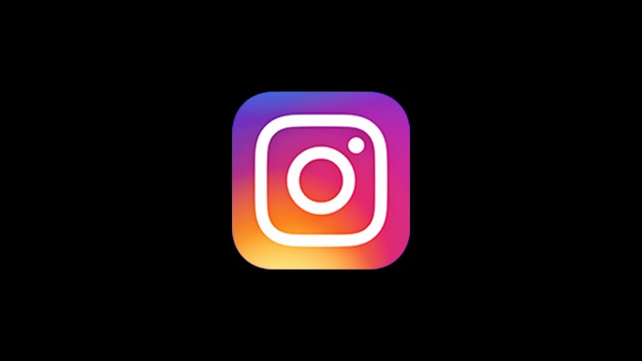 Instagram Old Icon - Instagram Symbol Black Background - 1920x1080