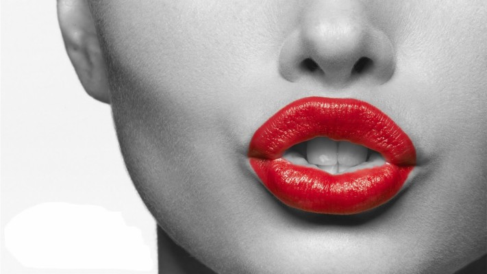 Red Lips - 1600x900 Wallpaper 