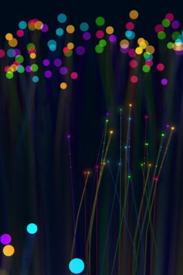 Light Art Dark Rainbow Color Bokeh Pattern Iphone Wallpaper - Black Rainbow Wallpaper Iphone  - HD Wallpaper