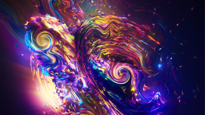 Led Wallpaper Colorful Abstract Hd - 3840x2160 Wallpaper 