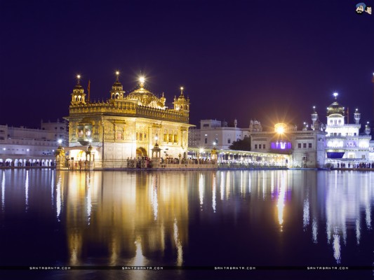 Golden Temple Night View - 1024x768 Wallpaper - teahub.io