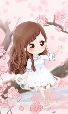 Pinky Litle Girls - Hình Nền Dễ Thương Chibi  - HD Wallpaper