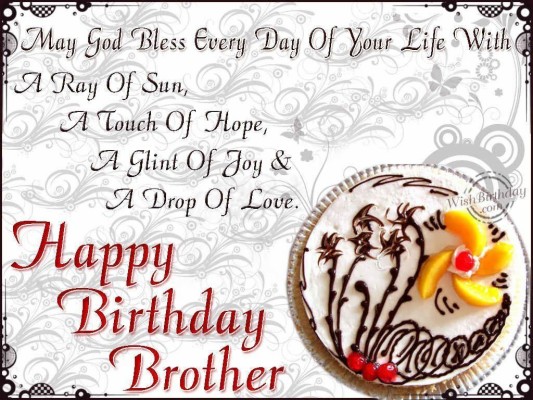 Happy Birthday Brother Wishes H - B Day Wish For Brother - 1024x768  Wallpaper 