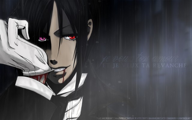 Black Butler Sebastian Wallpaper Hd 1440x900 Wallpaper Teahub Io