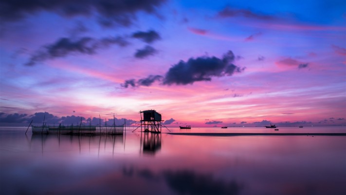 Sunrise Vietnam-nature Photo Hd Wallpaper2015 - Viet Nam - 1366x768 ...