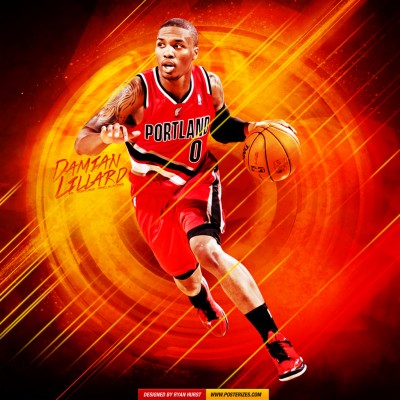 Damian Lillard - Damian Lillard Wave Goodbye - 1600x900 Wallpaper ...