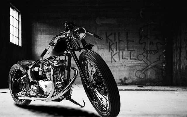 Black Motorcycle Wallpaper Hd - 1440x900 Wallpaper 