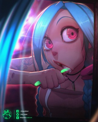 League Of Legends Katarina And Jinx - 1366x768 Wallpaper - teahub.io