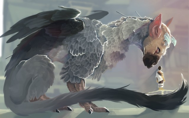 the last guardian trico pc background