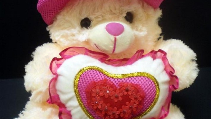 Teddy Bear Big Desktop Wallpaper With Image Resolution - Love Cute Love Wallpaper Teddy  - HD Wallpaper