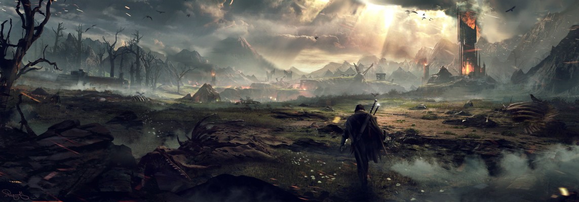 Dual Monitor Wallpaper Lord Of The Rings - 4000x1399 Wallpaper - teahub.io