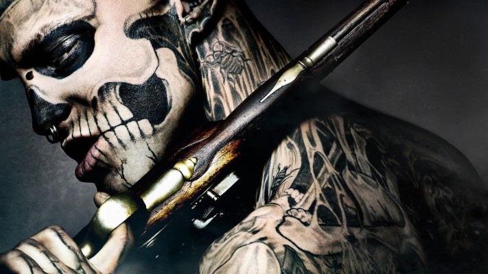 High Resolution Tattoos Wallpaper 1080p Hd Siwallpaperhd - 47 Ronin Skull Man  - HD Wallpaper