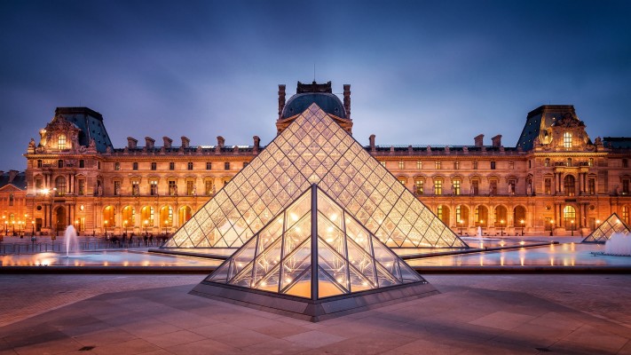 Paris Wallpaper Hd - Museo Del Louvre París - 1920x1080 Wallpaper ...