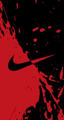 Nike Iphone Lock Screen Wallpaper Nike Red And Black Logo 736x1377 Wallpaper Teahub Io