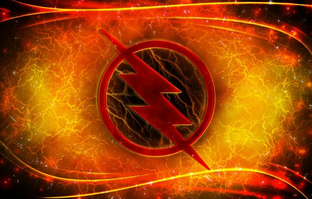 Photo Wallpaper Logo, Lightning, Comics, Reverse Flash - Lightning The ...