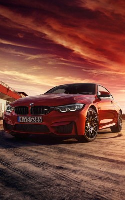 Red Bmw M4 Coupe Hd Mobile Wallpapers - Bmw M5 Red 2018 - 1000x1600 ...