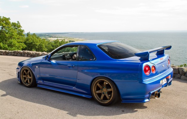 Gtr R34 Bayside Blue - 1600x1018 Wallpaper - teahub.io