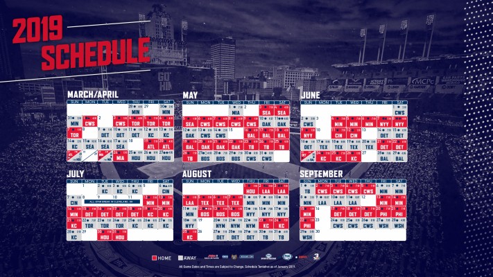 2019 Cleveland Indians Schedule - 1920x1200 Wallpaper - Teahub.io