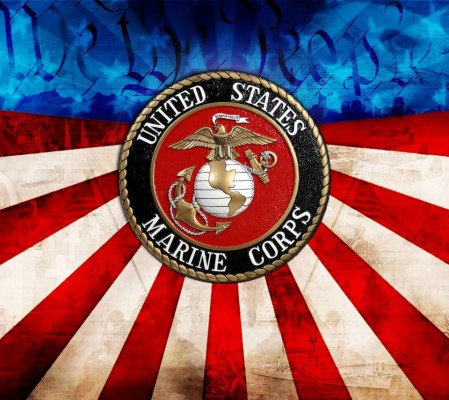 Marines Logo With Flag - 960x854 Wallpaper - teahub.io