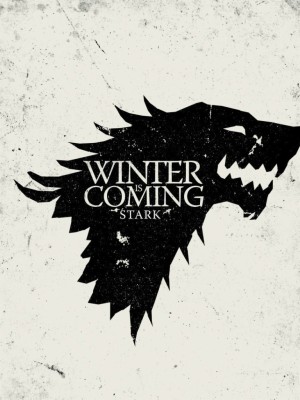 Photo Wallpaper Game Of Thrones, Winter Is Coming, - Stark House ...