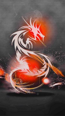 Wallpaper Dragon, Background, Light, Shadow - Dragon - 800x1420 ...