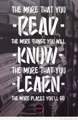 Read Know Learn Quote Hd Wallpaper Dr Seuss - Poster - 640x987 ...