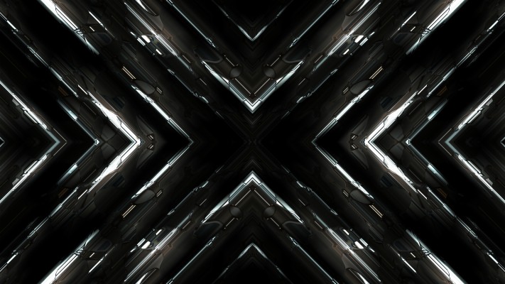 Fractal, Dark, Abstract, Wallpaper - Black Abstract Wallpaper Hd -  3840x2160 Wallpaper 