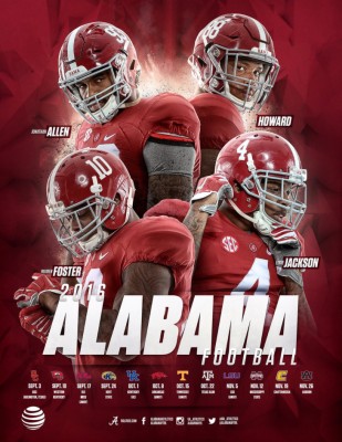 Alabama Football - Alabama Football Poster 2017 - 729x941 Wallpaper ...